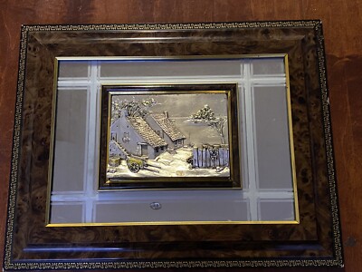 ヴィンテージ  イタリア製絵画2点 ヴィンテージ イタリア製絵画2点