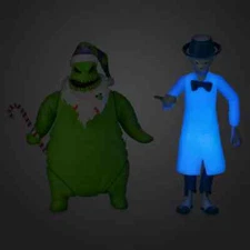 Disney Parks Haunted Mansion Holiday Christmas Super7 Figures Oogie Boogie Ezra