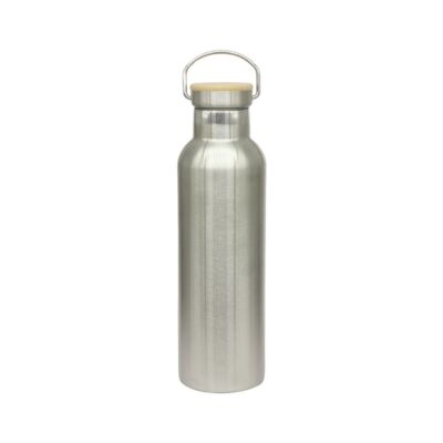 Edelstahl Thermoflasche Stahl (750 ml) mit Stahldeckel Retro - DORAs