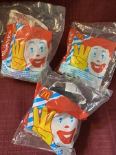 1990's Set of 3 FISHER PRICE McDonald's Happy meal Toys...Unopened Packages