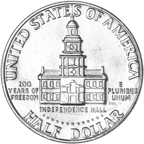 1976 D Kennedy Half Dollar BU from Mint Set