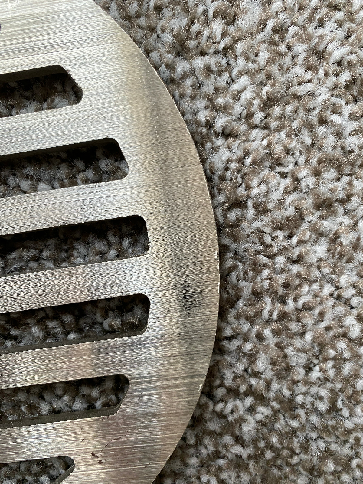 ZURN STRAINER 8" DIAMETER 3/16" THICK ROUND BRASS FLOOR DRAIN COMMER 56989-09