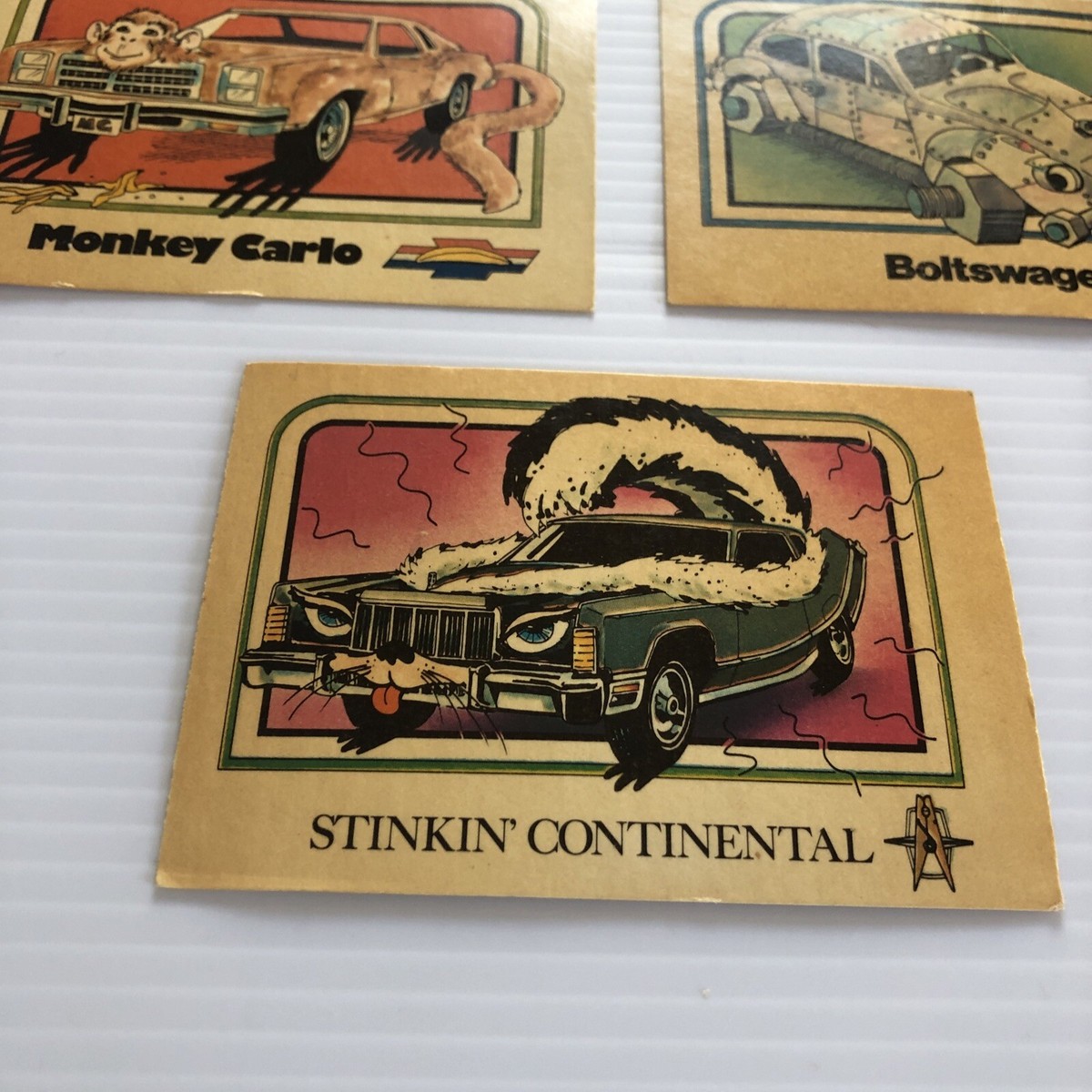 1976 WONDER BREAD CRAZY CARS 16 CARD LOT 11/20 | eBay