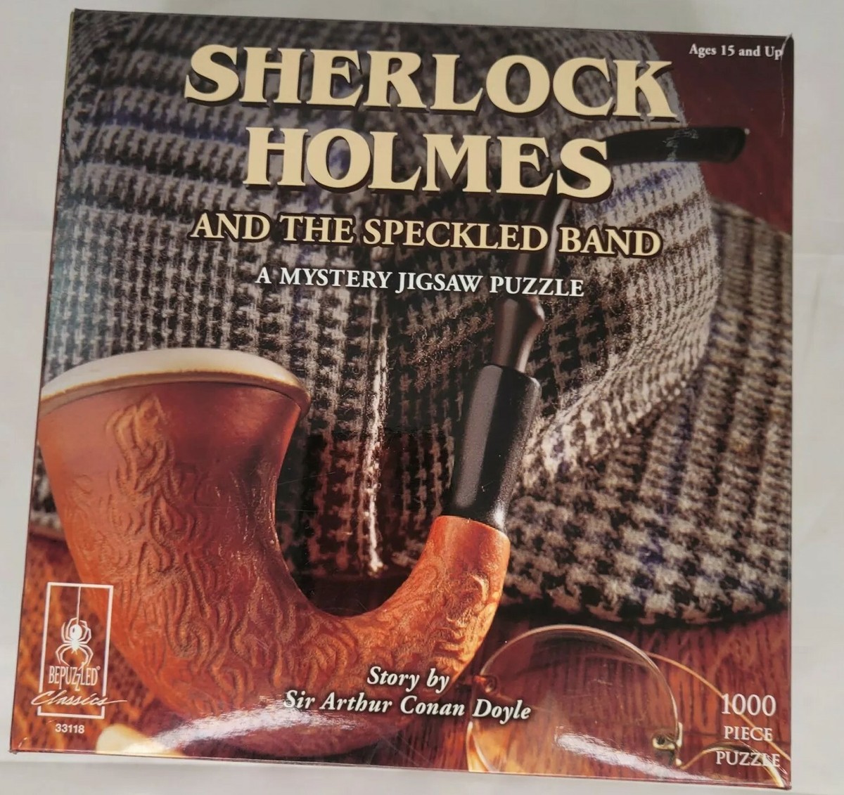 Sherlock Holmes and the Speckled Band: A Mystery Jigsaw Puzzle 1000 Pieces 