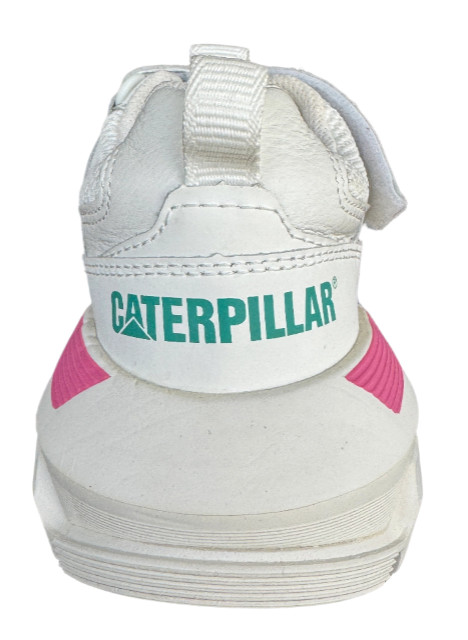 Caterpillar Womens RAIDER No Lace Style Soft Toe Work Shoes Casual Sneaker White image 5