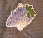 COOKWARE, HOT PLATE, POT  STAND, CERAMIC , GRAPES, KITCHEN, NON-SLIP