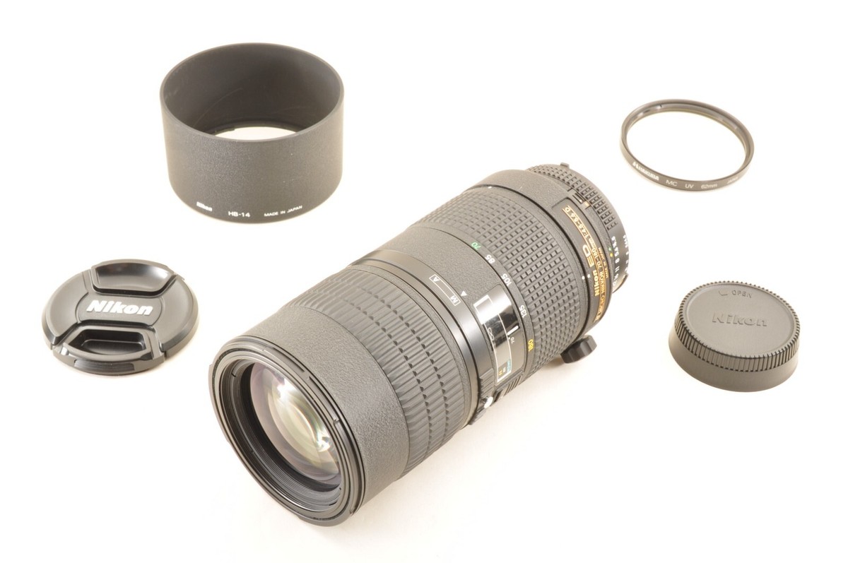 Nikon AF Micro Nikkor 70-180mm f/4.5-5.6D ED Zoom Lens w/Hood