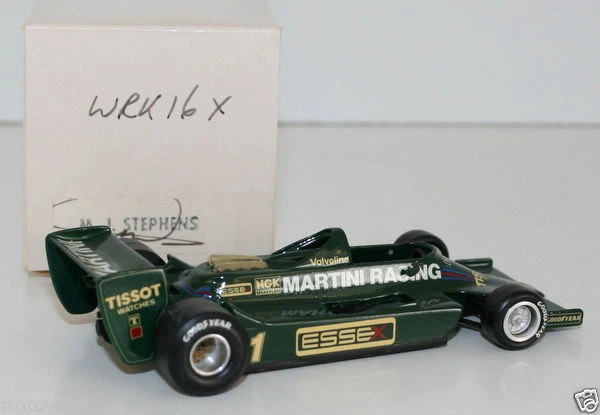 WESTERN MODELS SIGNED 1st VERSION - 1/43 SCALE - WRK16X MARTINI LOTUS 79 MKIV #1 - Image 2 of 2