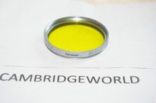 Leitz Leica WETZLAR YELLOW I CHROME 39mm SCREW in filter GENUINE LEICA BRAND