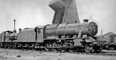Photo 12x8 Swindon-built Stanier 8F 2-8-0 at Saltley Locomotive Depot Birm c1947