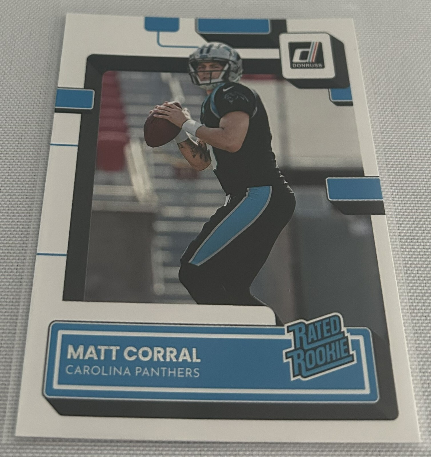 2022 Donruss Football Matt Corral Carolina Panthers Rookie Card #302