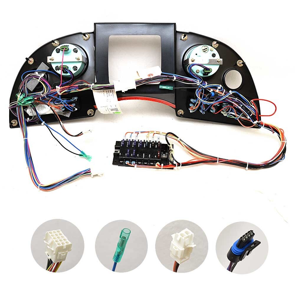 Avalon Pontoon Boat Gauge Panel 125569 Teleflex 29 1/4 x 11 Inch 2PC