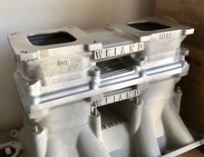 Nos Weiand 1915 Aluminum Dual-quad Carb Top Only. Fits Ford Boss 429 Weiand 5990