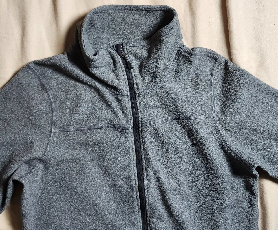 Chaqueta polar gris cooperativa REI para mujer talla XL cremallera completa Foto 2 de 4