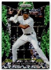 2019 Panini Prizm Lime Green Donut Circles Tim Anderson 010/199 Chicago White