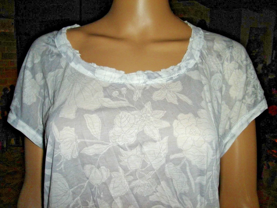 TEE SHIRT FEMME FILLE MANCHES COURTES COM NEUF TAILLE 42 44 MARQUE DOUBLE JEU - Photo 2/4