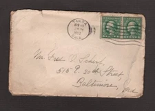 Postal Cover - Tulsa, Ok 1922 - Mailed to Fred O. Scherf - with Letter