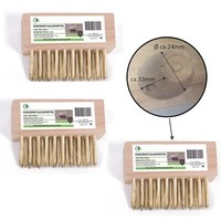 FugenbüRste Fugenreiniger Fugenkratzer Unkraut Stahl BüRste Moos Entferner 3 Stk