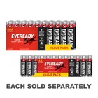 Black Original Eveready LonSuper Heavy Duty Long-Lasting Battery 20 Pieces