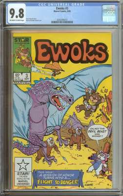 EWOKS #3 CGC 9.8 OW/WH PAGES