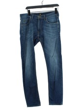 Lee Men's Jeans W 25 in Blue Cotton with Elastane