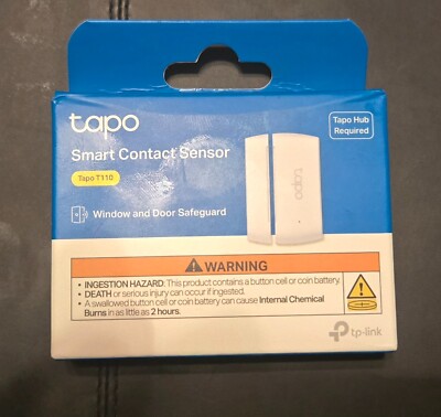 TP-Link Tapo Door Sensor Mini, REQUIRES Tapo Hub, Long Battery Life