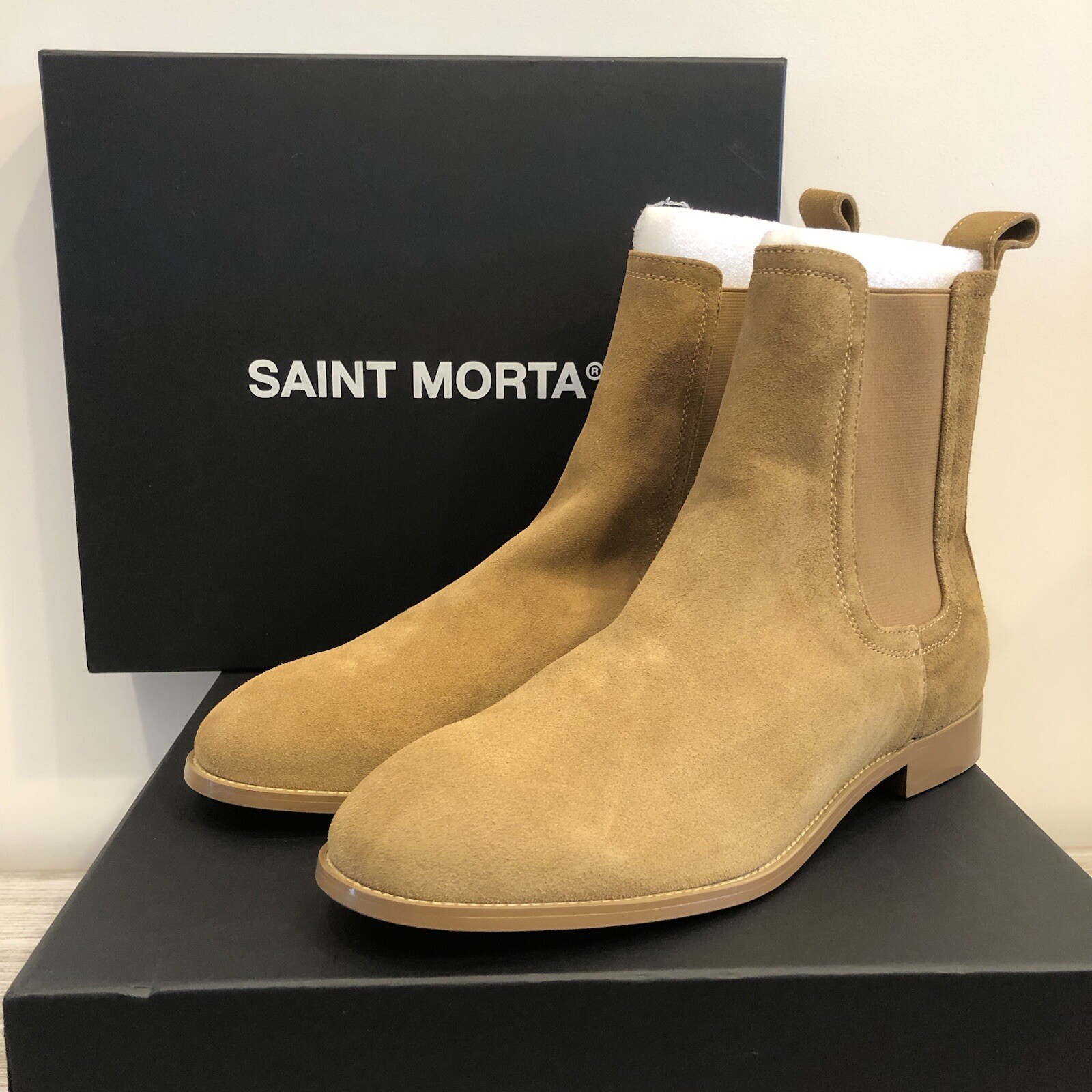 Stivali Chelsea Saint Morta Nomad 12 US 46 EUR Stile Saint Laurent Celine