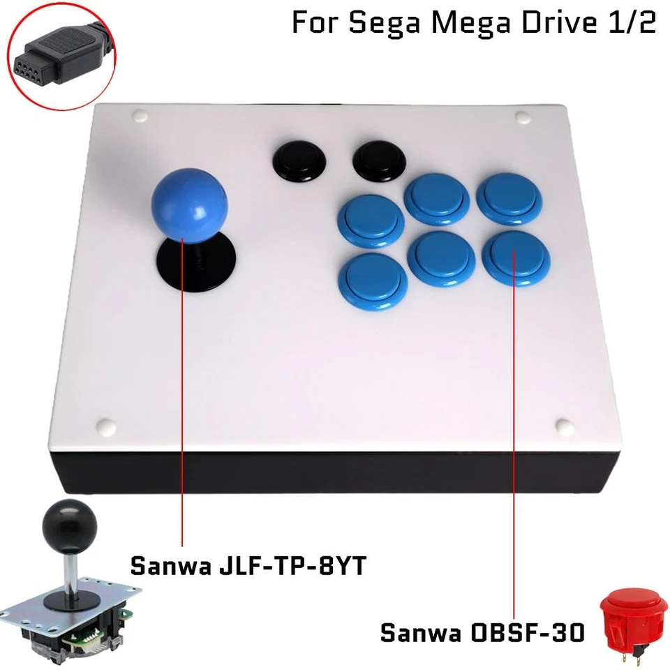 FightBox R3 Arcade Fight Stick Game Controller For Sega Mega Drive 1/2 - Image 2 of 4