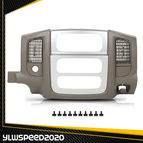 Fit For 02-05 Dodge Ram 1500 Dash Radio Bezel Climate Trim Panel