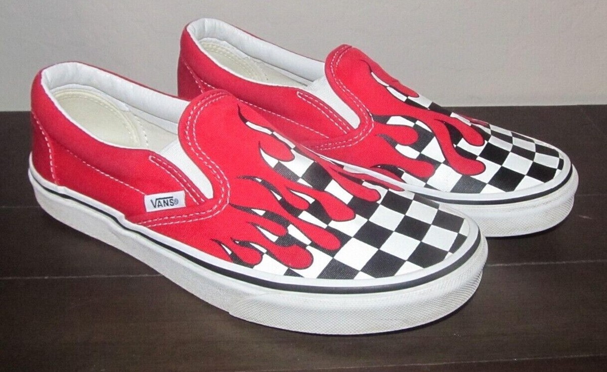 ★ ★ Malmo  Vintage Snickers YW014100LA VANS Old Skool Lite Checkerboard Black White Sz 6