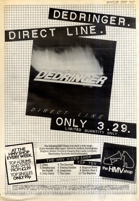F24 ZEITUNGSBILD/WERBUNG 15X11 DEDRINGER : DIRECT LINE