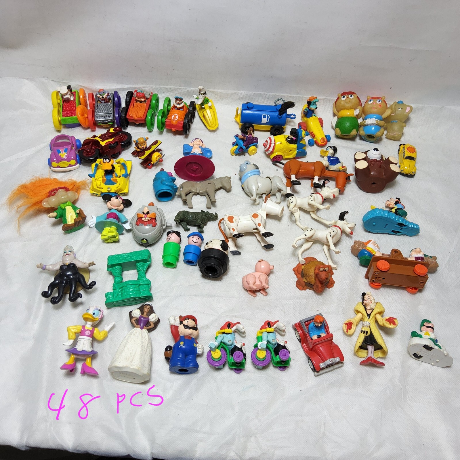 48 Vintage McDonald's & Burger King Disney Toys – Playskool Glow Worms & More