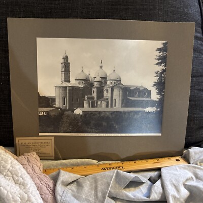 Antique Abbey of Santa Giustina Padua Italy Mounted Italian Architecture Photo