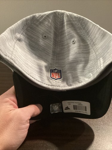 Atlanta Falcons New Era 39THIRTY Gray Black Hat Cap Small Medium New - Picture 4 of 5