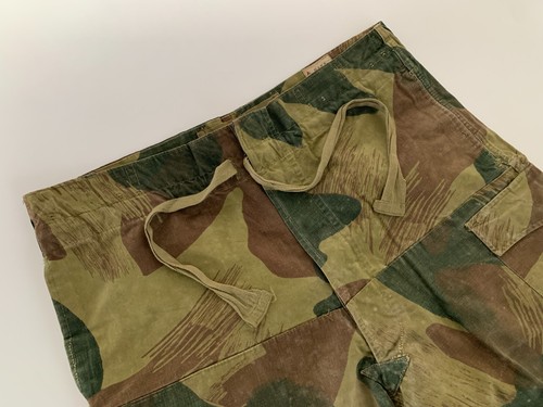 VTG Old Belgian Brushstroke Trousers Parachutist Special Forces Belgium Army 50s - Picture 3 of 16
