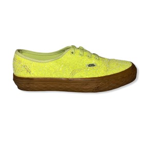 green glitter vans