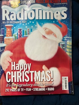 RADIO TIMES Christmas Magazine 2021 New Years Vintage Xmas Day BBC TV