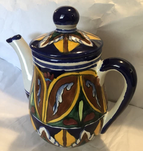 Venegas Talavera Mexican Pottery Tea Pot~Lead Free