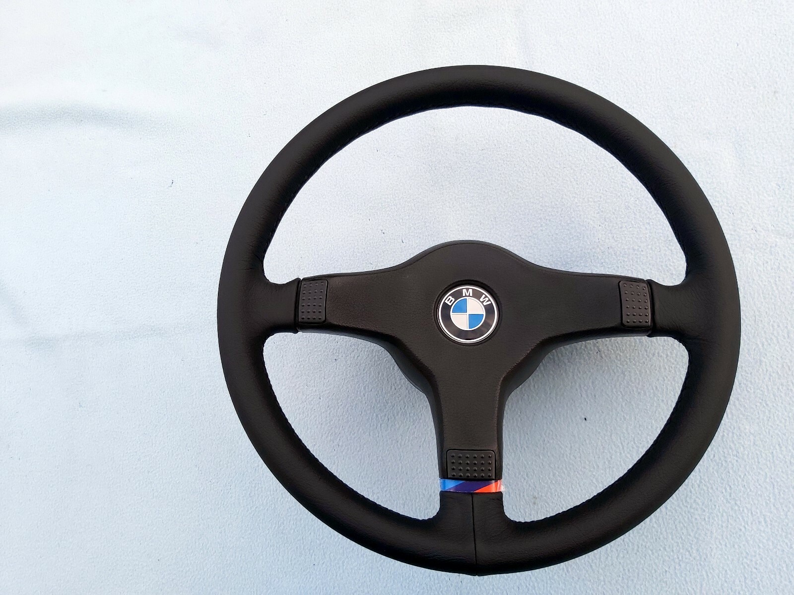 BMW M TECHNIC 1 STEERING WHEEL, E30 M3, 370mm,KBA 70076, NEW LEATHER, STOCK LOOK eBay