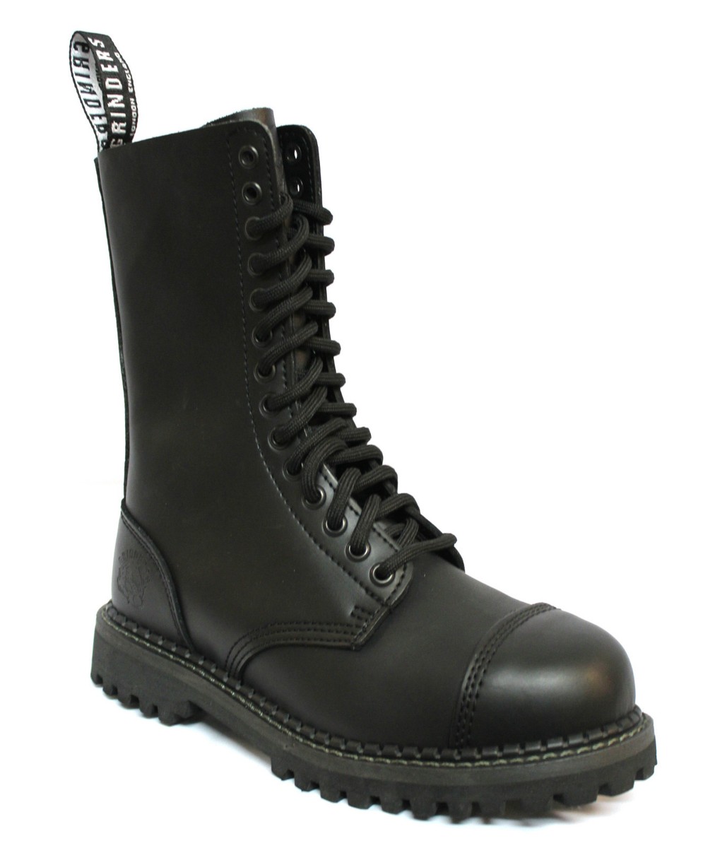 Army Boots Mens Black Uniform Boots Grinders Herald Men's Formal