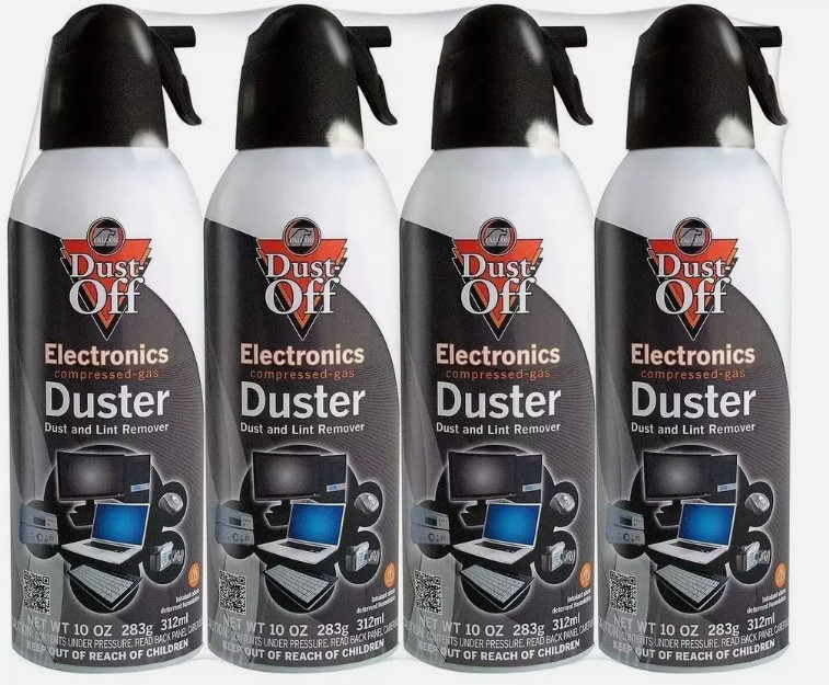 New Canned Air Falcon Dust-Off Compressed Computer Gas Duste
