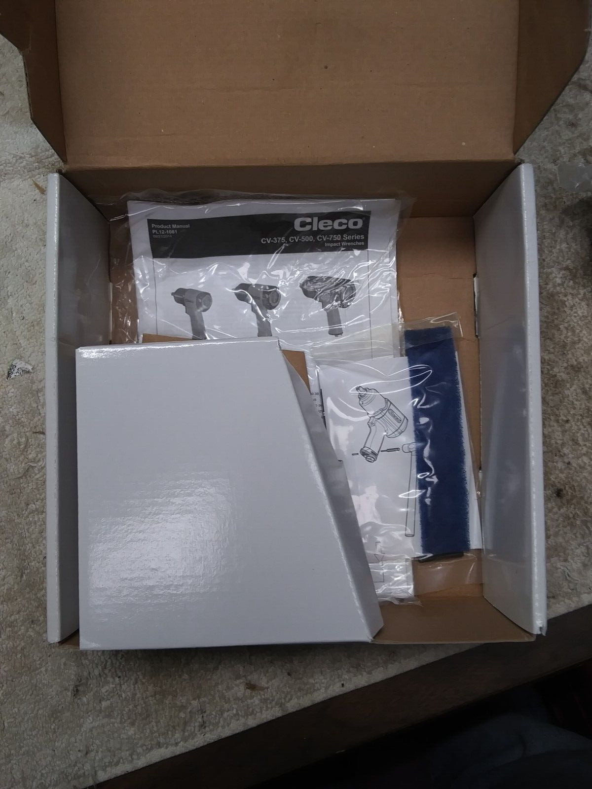 CLECO Pistol Grip Air Impact Wrench, Pin Anvil, CV-500P Pneumatic Tool