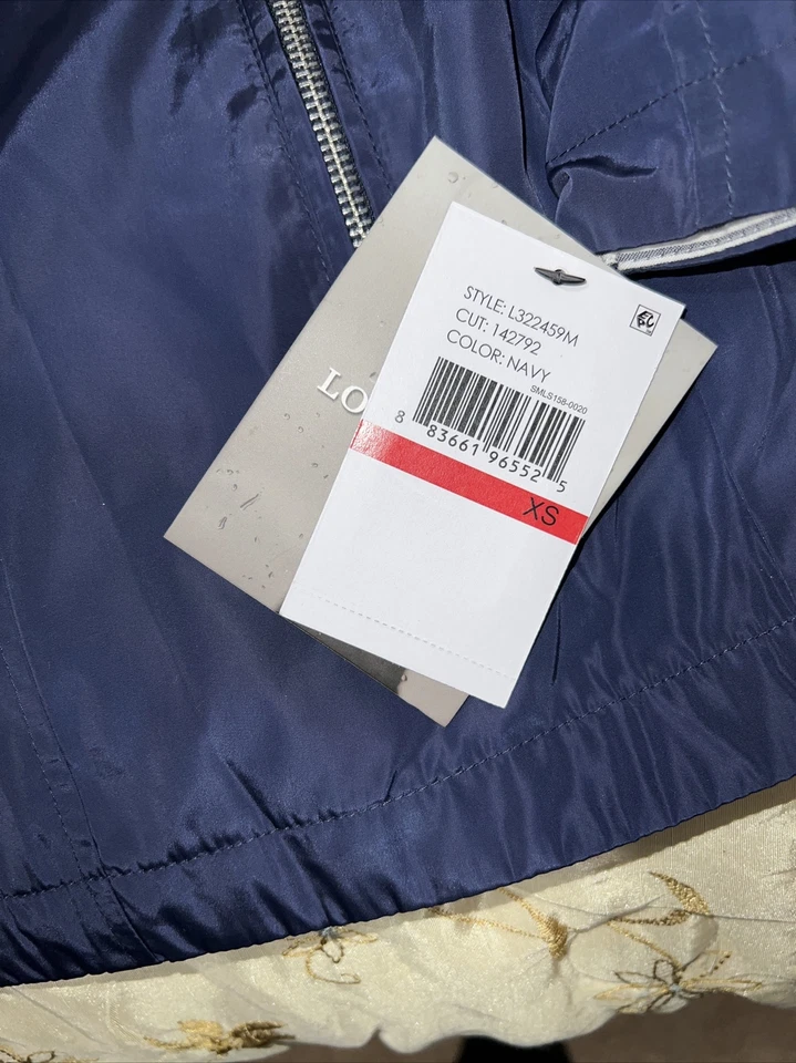 NWT LONDON FOG Womens Black Rain Coat Coat Size XS - Image 4 of 4