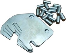 Universal Wood Bed Rail Hook Plates, Wooden Bed Parts Bed Rail Fitting Bracket