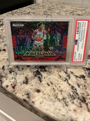 2022 Paolo Banchero 5/9 PSA 10 Red Shimmer Prizm RC Pop 1 Number Match Rookie