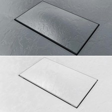 Anthracite/White Waste Replacement Drain Cover for SMC Slate Effect Shower Tray