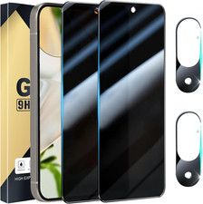  2 2 Pack Privacy Screen Protector Compatible with Pixel 9 5G, 2 Tempered Film