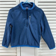 Vineyard Vines size 2T Blue performance Fleece Quarter-Zip Sweatshirt jacket