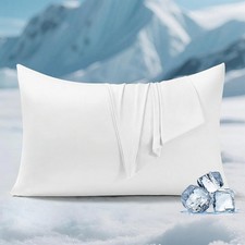 Cooling Pillow Cases for Hot Sleepers, Silver Infused Cooling Pillowcase
