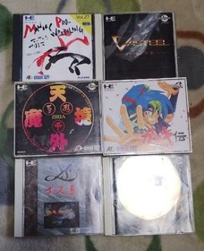 NEC PC Engine DUO-RX PCE-DUORX Console with 6 Games Set Tested